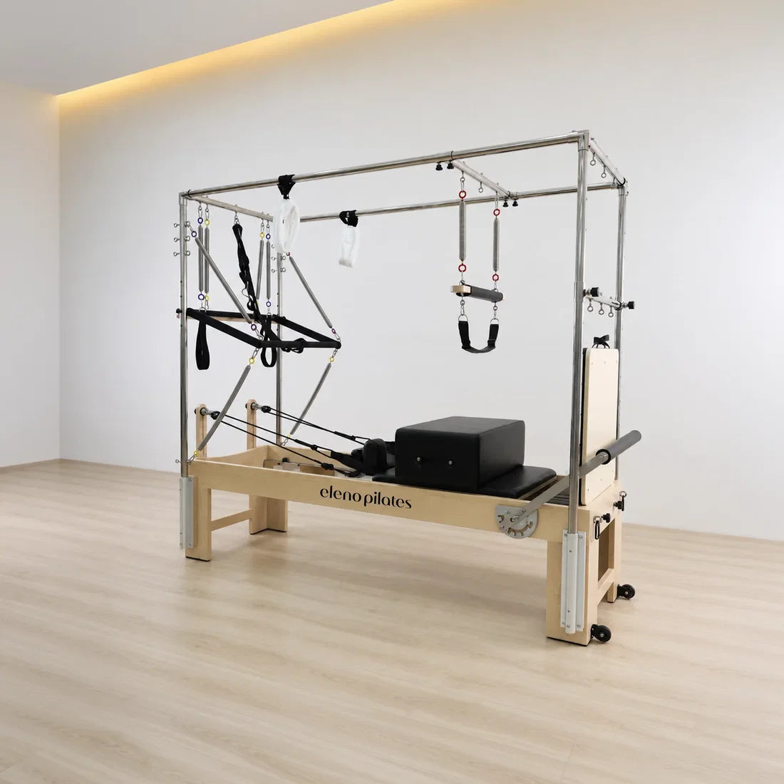 Eleno E100 3-in-1 Pilates reformer with full Cadillac – product image 8