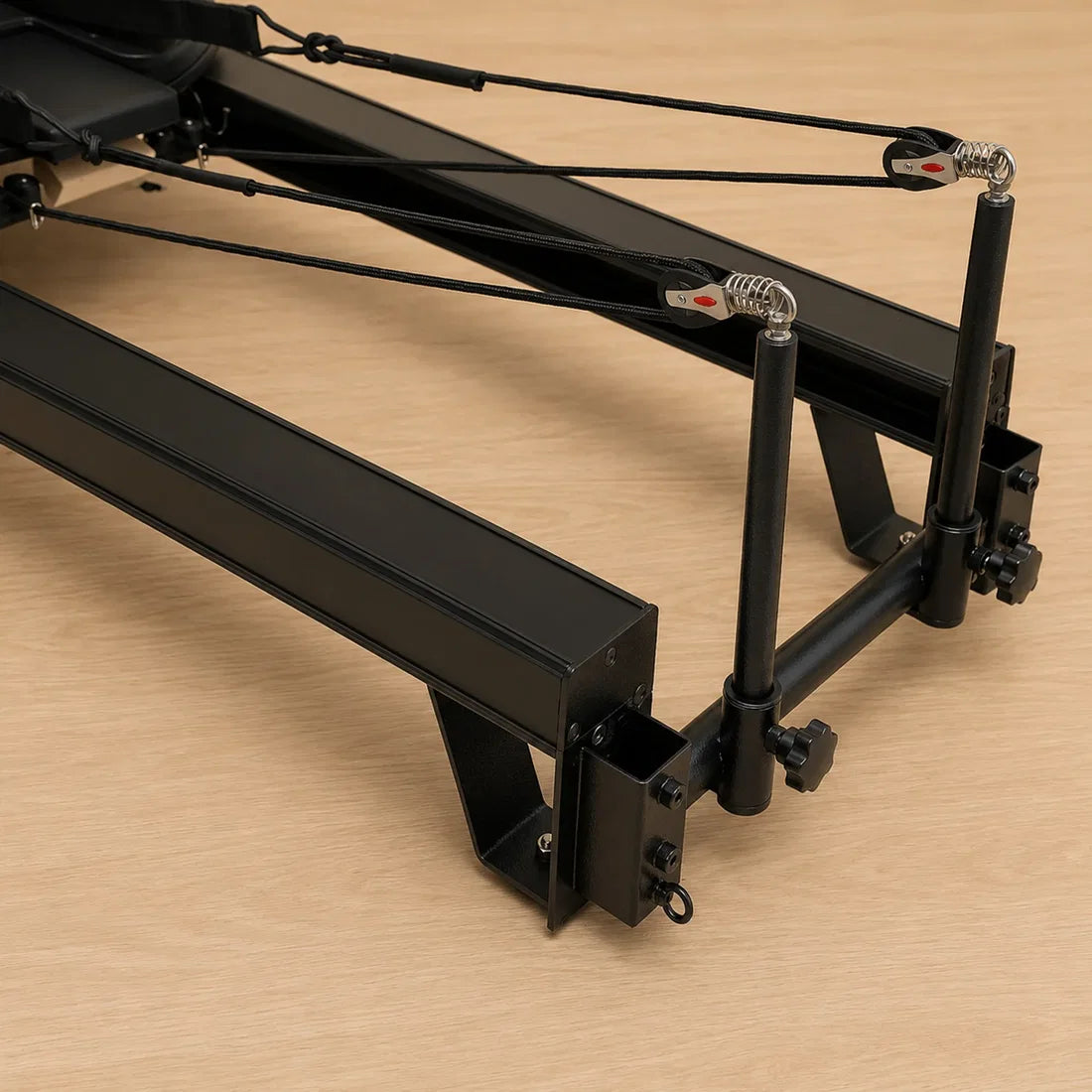 Eleno E2 Max black aluminium Pilates reformer – product image 5