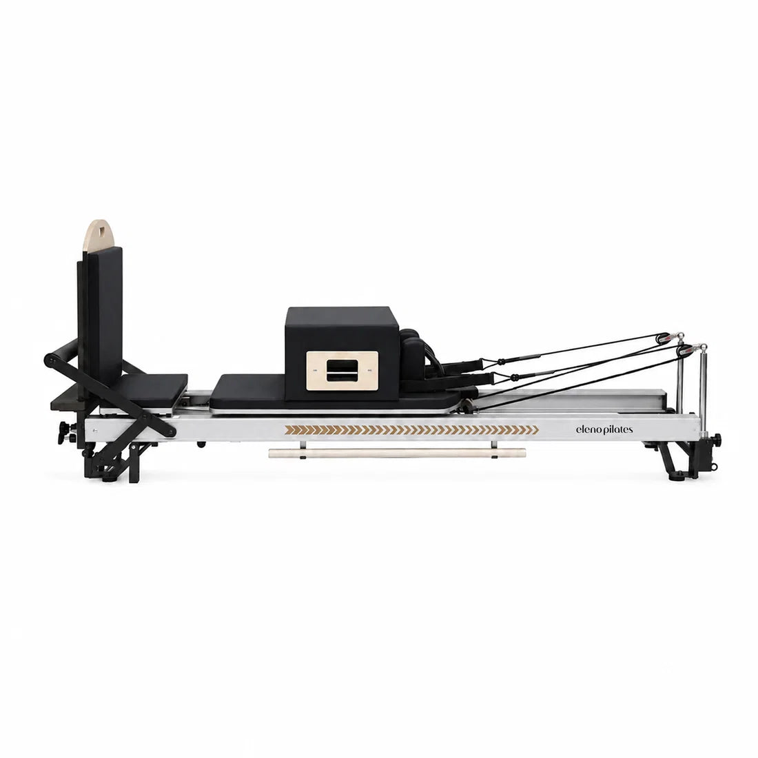 Eleno E2 Max silver aluminium Pilates reformer – product image 1