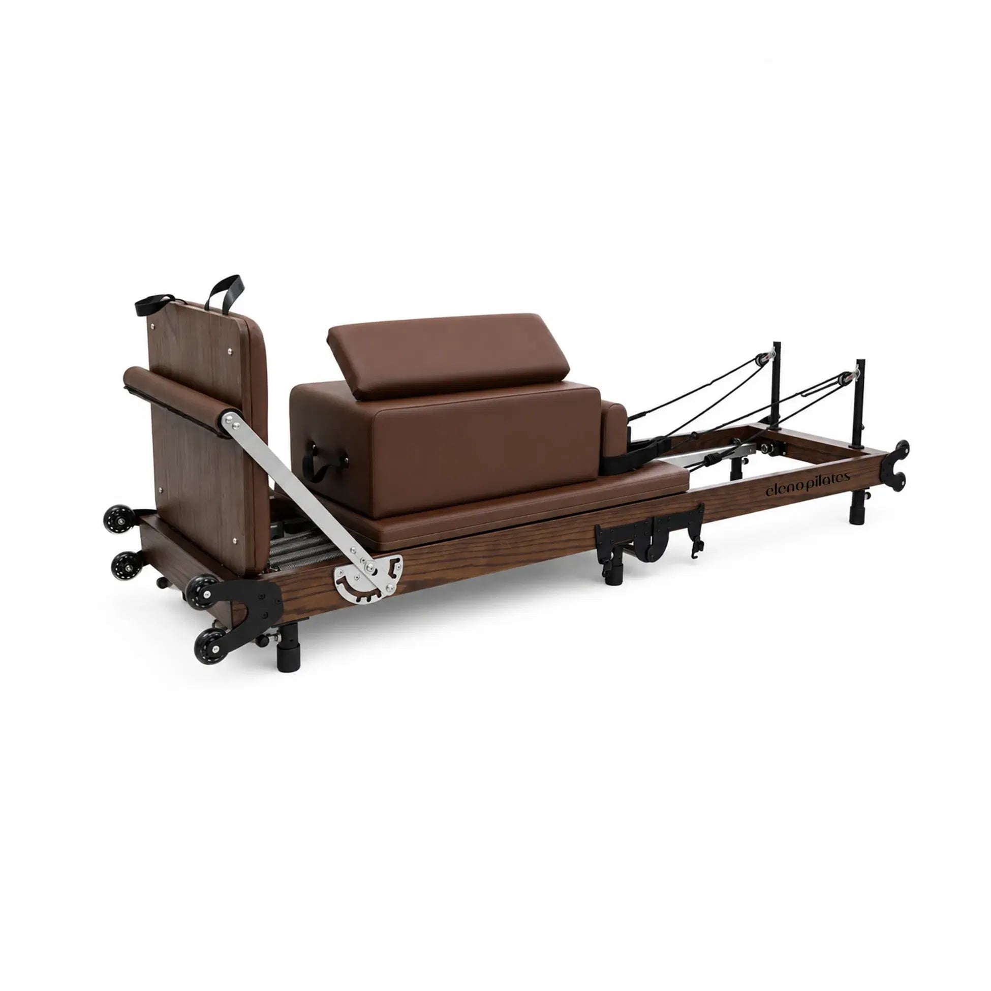 Eleno Home Fit foldable red oak Pilates reformer – product image 10