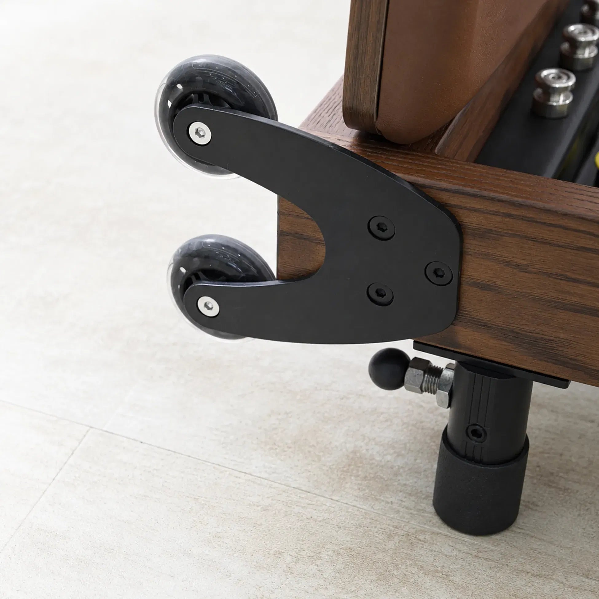 Eleno Home Fit foldable red oak Pilates reformer – product image 7