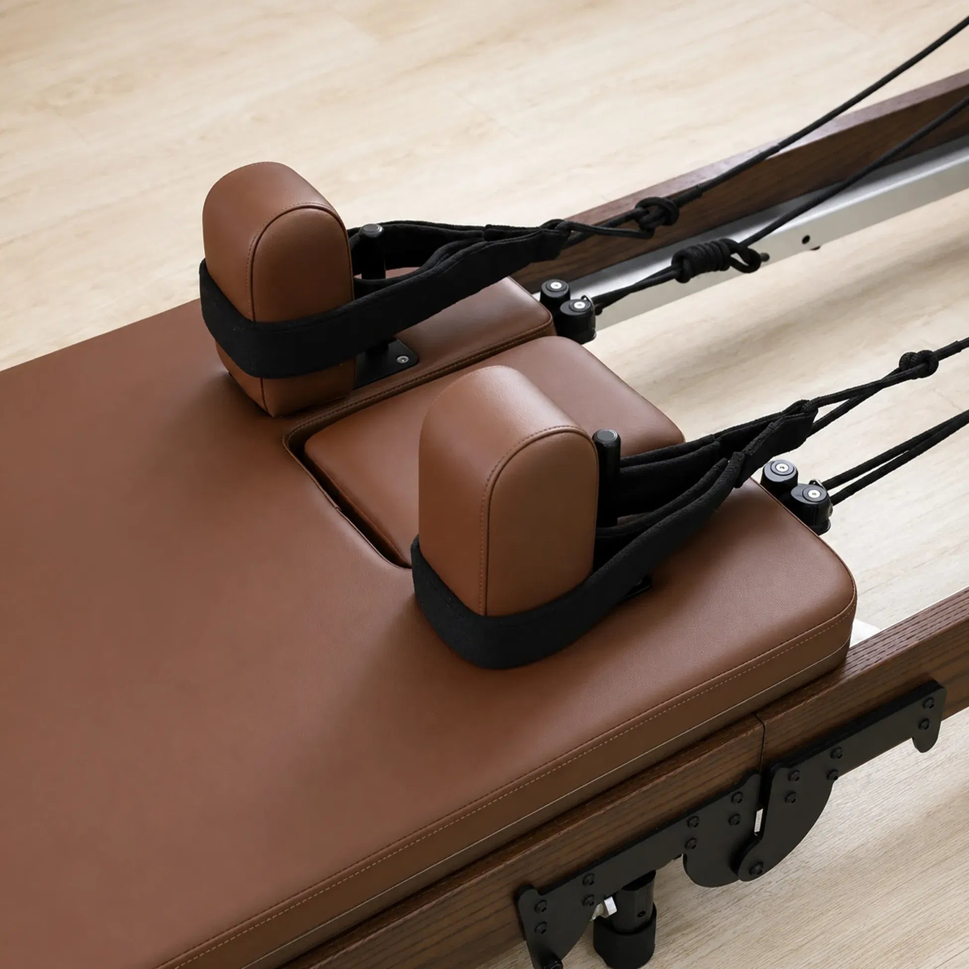 Eleno Home Fit foldable red oak Pilates reformer – product image 5