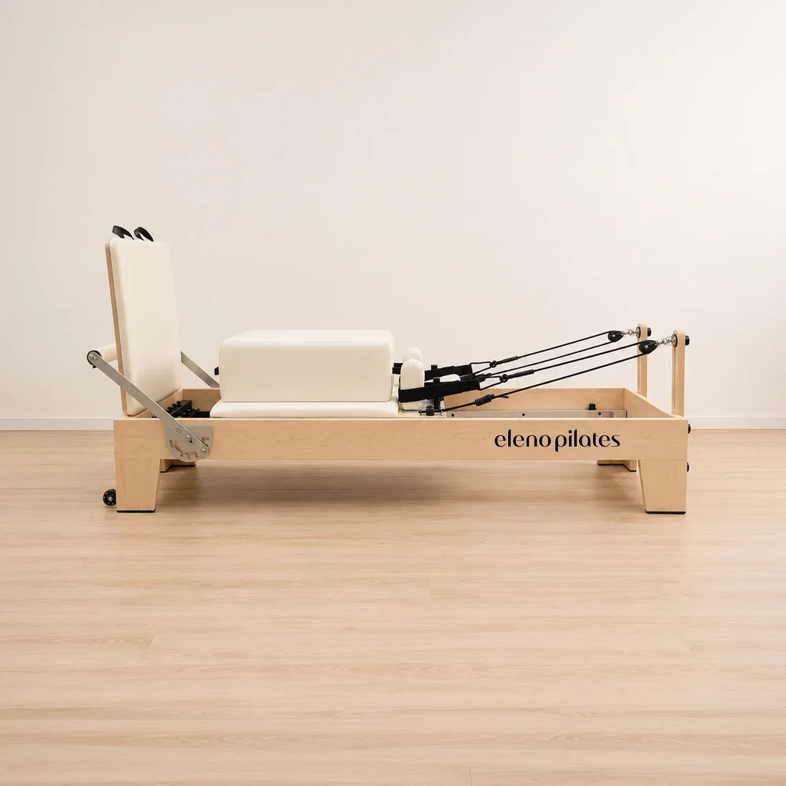 Eleno M4 Pro maple Pilates reformer in beige – product image 2